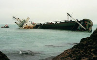 MV Cita wrecked off Porth Hellick, Gibson of Scilly